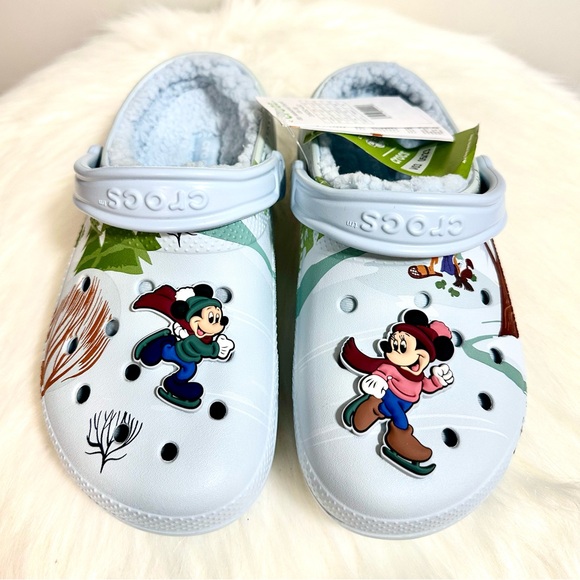 NEW Disney Mickey Mouse and Friends Christmas Holiday Homestead Collection Crocs - Picture 3 of 9